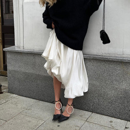 İlay Bircan Premium | Elodie Saten Balon Etek