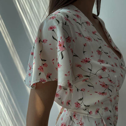 İlay Bircan Premium | Flora Romantik Maksi Elbise