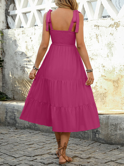 İlay Bircan Premium | Solea Etnik Midi Elbise