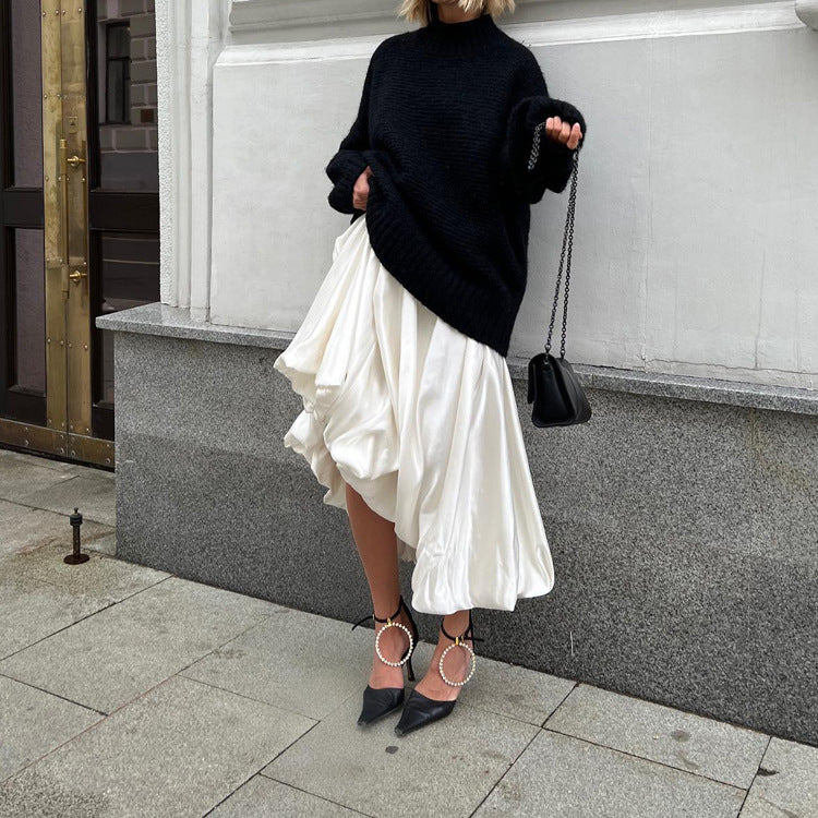 İlay Bircan Premium | Elodie Saten Balon Etek