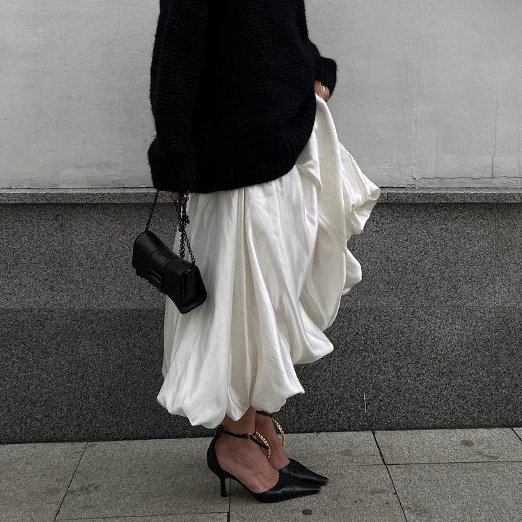 İlay Bircan Premium | Elodie Saten Balon Etek