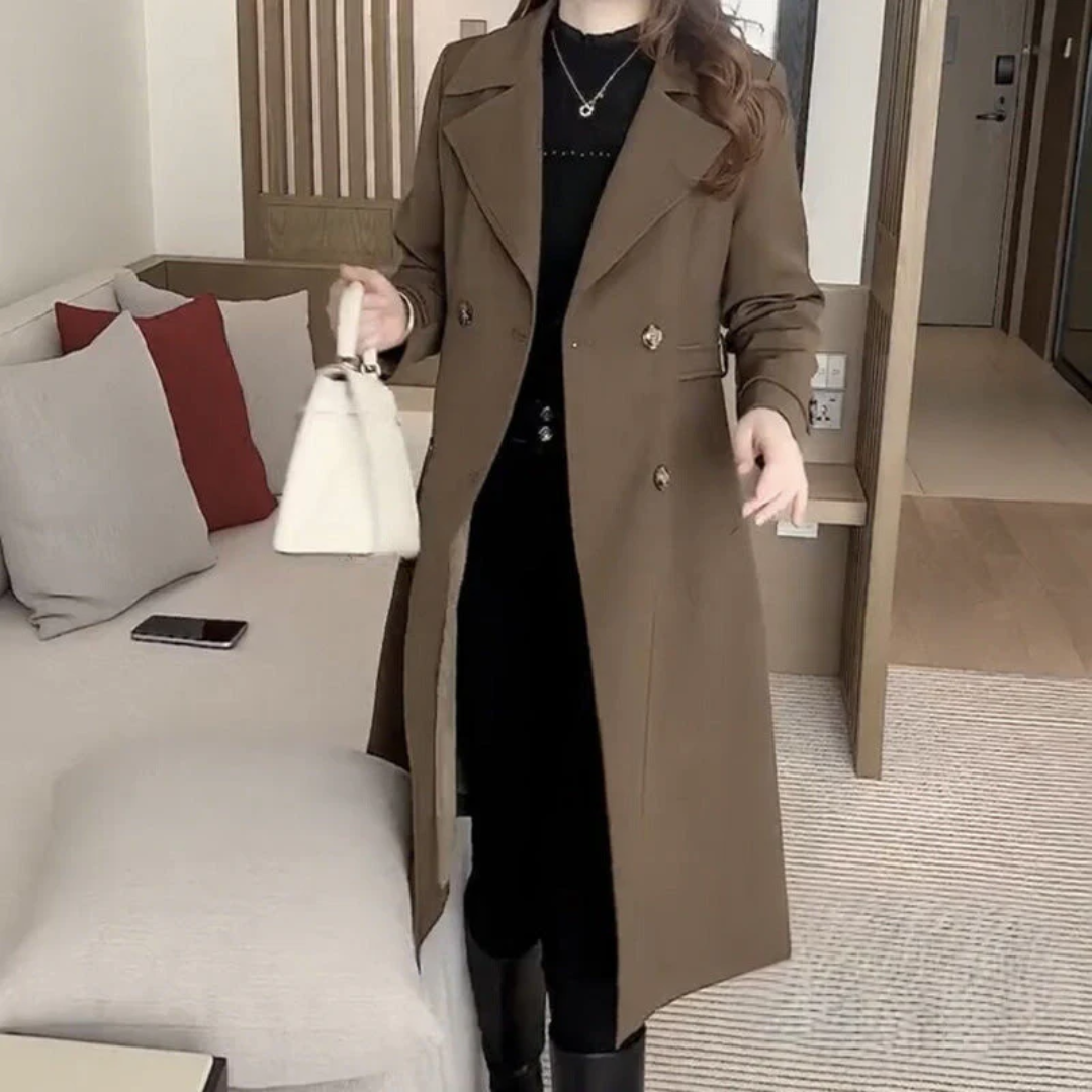 İlay Bircan Premium | Nadine Yün-Trençkot